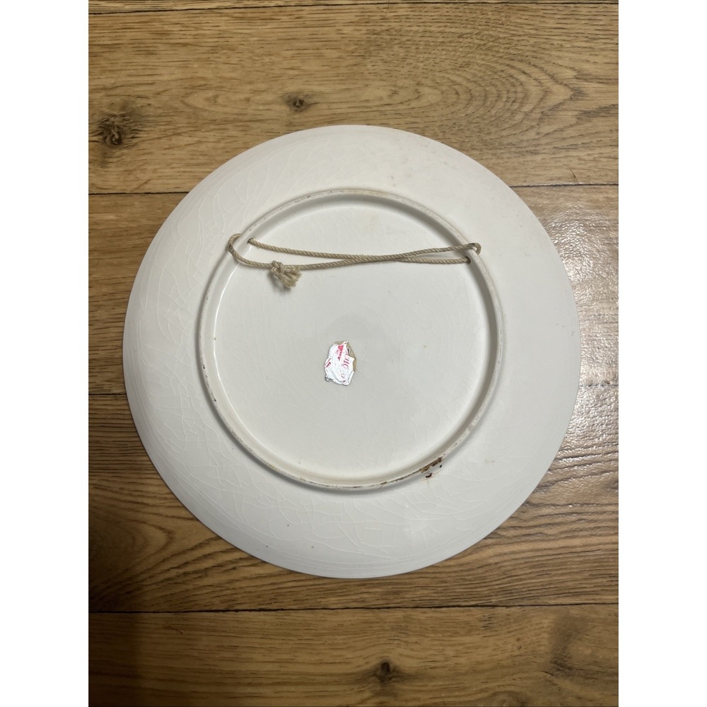 Vintage Signed Nagasaki Fruit Design Plate - Picture 3 of 4
